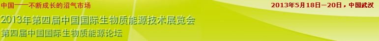 2013第四屆中國(guó)國(guó)際生物質(zhì)能源展